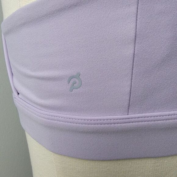 Peloton Cadent Strappy Elevate Lilac Lavender Purple Sports Bra Size Large - Picture 6 of 11